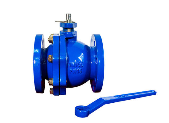 DIN3357/BS5163/ANSI/JIS Ductile Iron Ball Valve Soft Seated Flanged End