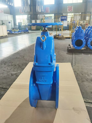 F4 Ductile Iron 12 Inch Flanged Gate Valve Oil And Gas OEM