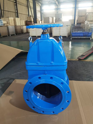 F4 Ductile Iron 12 Inch Flanged Gate Valve Oil And Gas OEM
