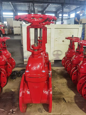 CE/ISO Certified DIN F4 Gate Valve 300mm Handwheel With Flange Connection