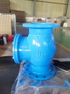 Swing Cast Iron Check Valve With Damper Metal Seat DIN3356
