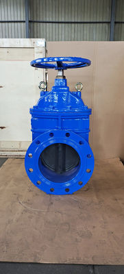 DIN Cast Iron Soft Seat Gate Valve PN16 Non Rising Stem Customized