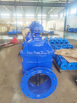 DN450 18 Inch Gate Valve For Oil Pressure Rating PN10 PN16 125lb-150lb