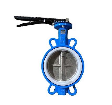 Manual Motorized Ductile Iron Butterfly Valve Wafer Type