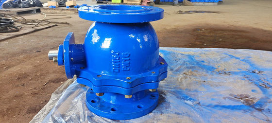 Flanged Ductile Iron Ball Valve Vertical ODM