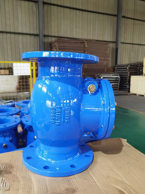Water / Steam / Oil / Gas Swing Type Cast Iron Check Valve PN10 - PN16 125lb - 150lb 5K-10K