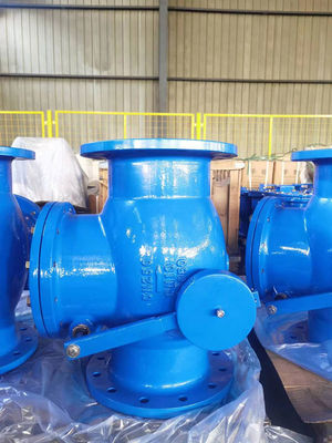 Cast Iron Check Valve With Counter Weight Water / Steam / Oil / Gas PN10 - PN16