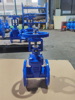 High Pressure Flanged Gate Valve With PN10 / PN16 / 125lb - 150lb Pressure Rating For Industrial