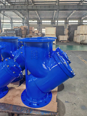 Cast Iron / Ductile Iron Y Strainer Valve PN10-150LB For Water