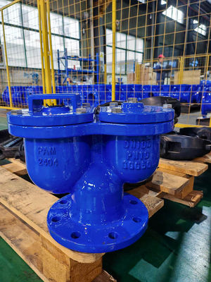Water / Steam / Oil / Gas Double Orifice Air Valve PN10/PN16 Pressure -20C-120C Temperature