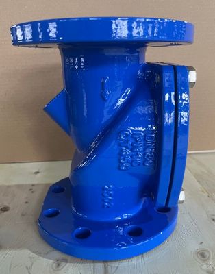 BS5153 45 Degree Rubber Seat Cast Iron Check Valve
